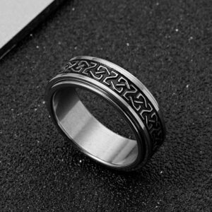 casual silver ring